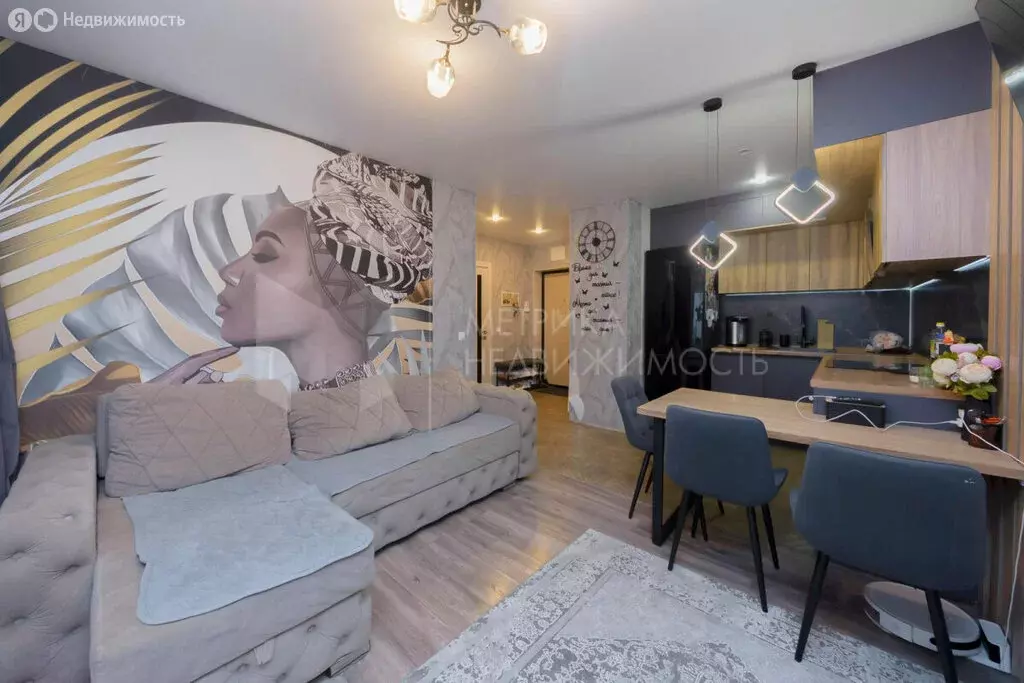 1-комнатная квартира: Тюмень, улица Николая Ростовцева, 26к1 (53 м) - Фото 2