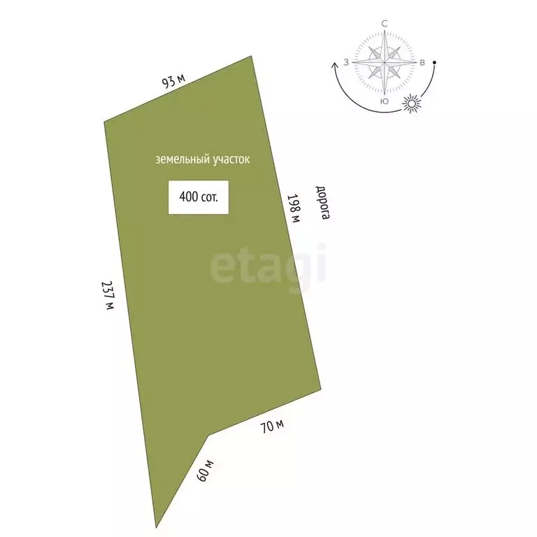 Участок в Костромская область, Судиславское сельское поселение (400 м) - Фото 1