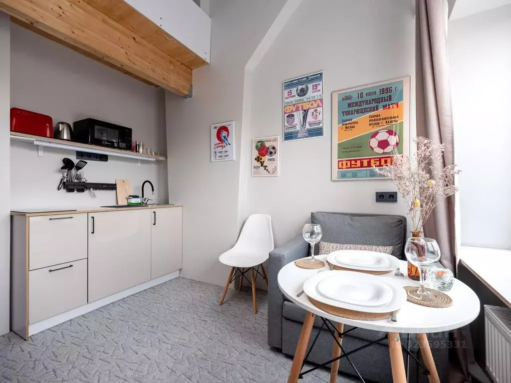 1-к кв. Москва Ленинградский просп., 33А (18.0 м) - Фото 1