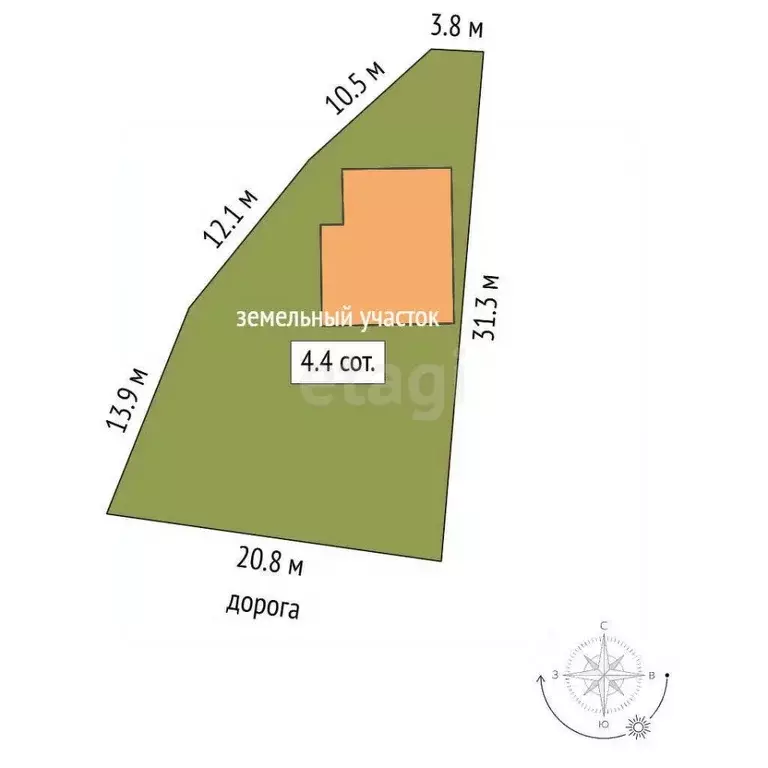 Дом в Челябинская область, Сосновский муниципальный округ, д. ... - Фото 2