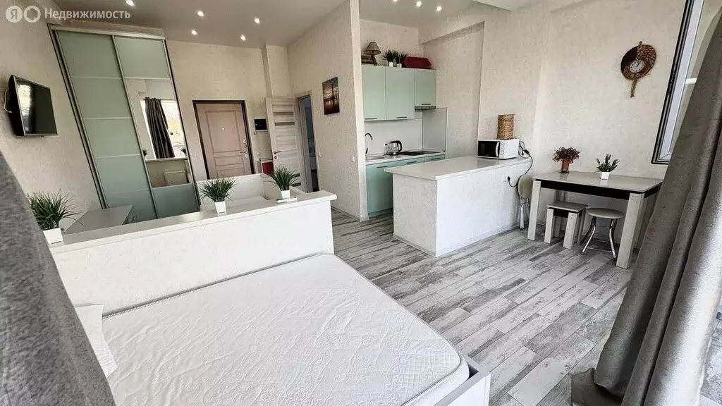Квартира-студия: Сочи, микрорайон Мамайка, Крымская улица, 89 (33.1 м) - Фото 1