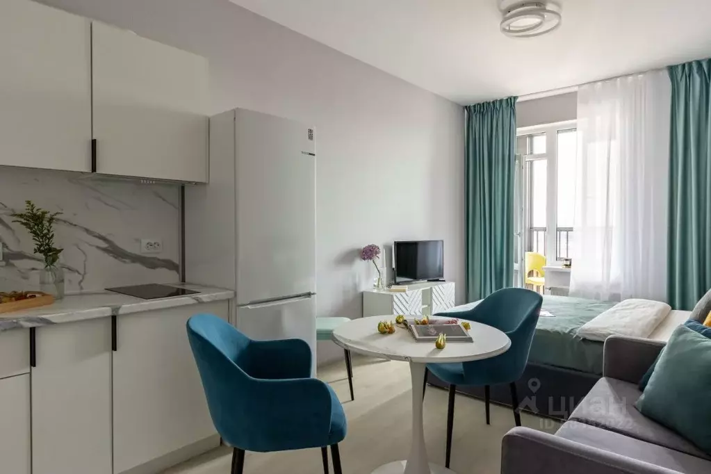 Студия Санкт-Петербург ул. Тосина, 6 (28.0 м) - Фото 1