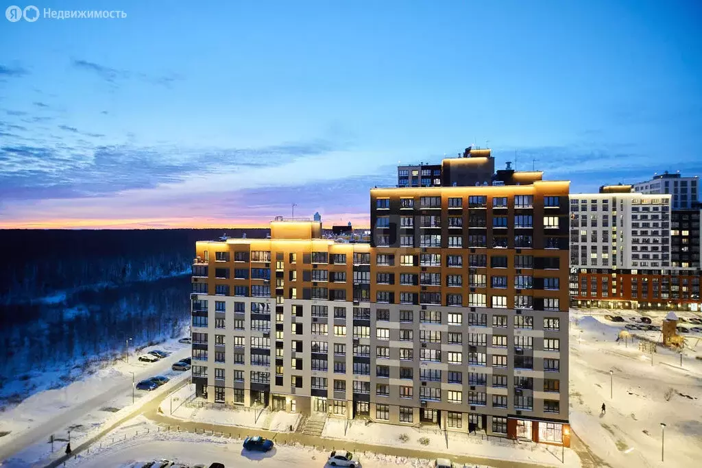 1-комнатная квартира: Тюмень, микрорайон Зарека, улица Лермонтова, 8А ... - Фото 2