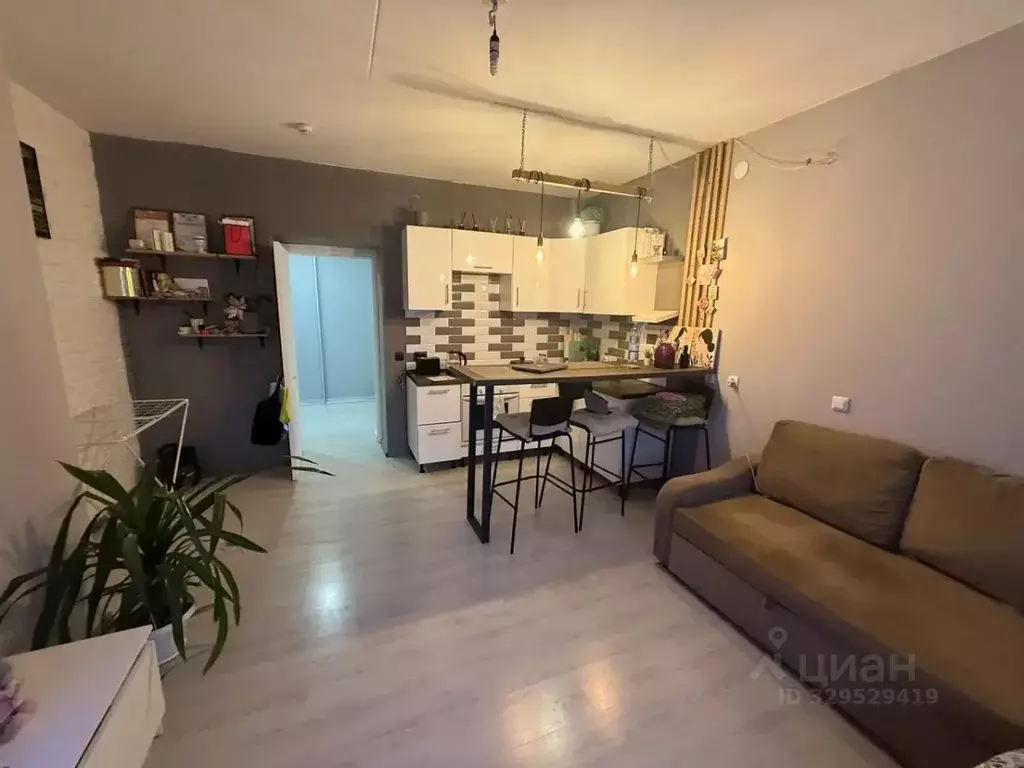 Студия Пермский край, Пермь ул. Менжинского, 53А (32.8 м) - Фото 2