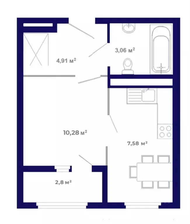 1-к кв. Иркутская область, Иркутский муниципальный округ, Маркова рп, ... - Фото 1