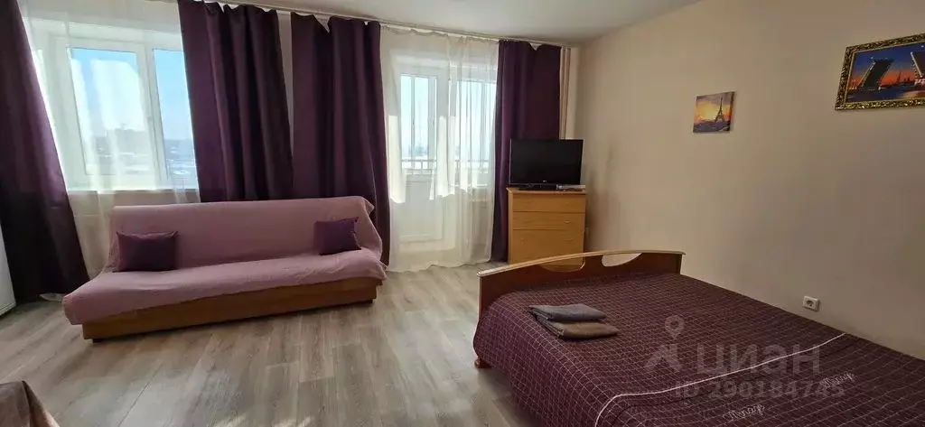 Студия Иркутская область, Иркутск ул. Сурнова, 30/6 (33.0 м) - Фото 1