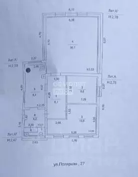 Дом в Челябинская область, Челябинск Полярная ул., 27 (77 м) - Фото 2