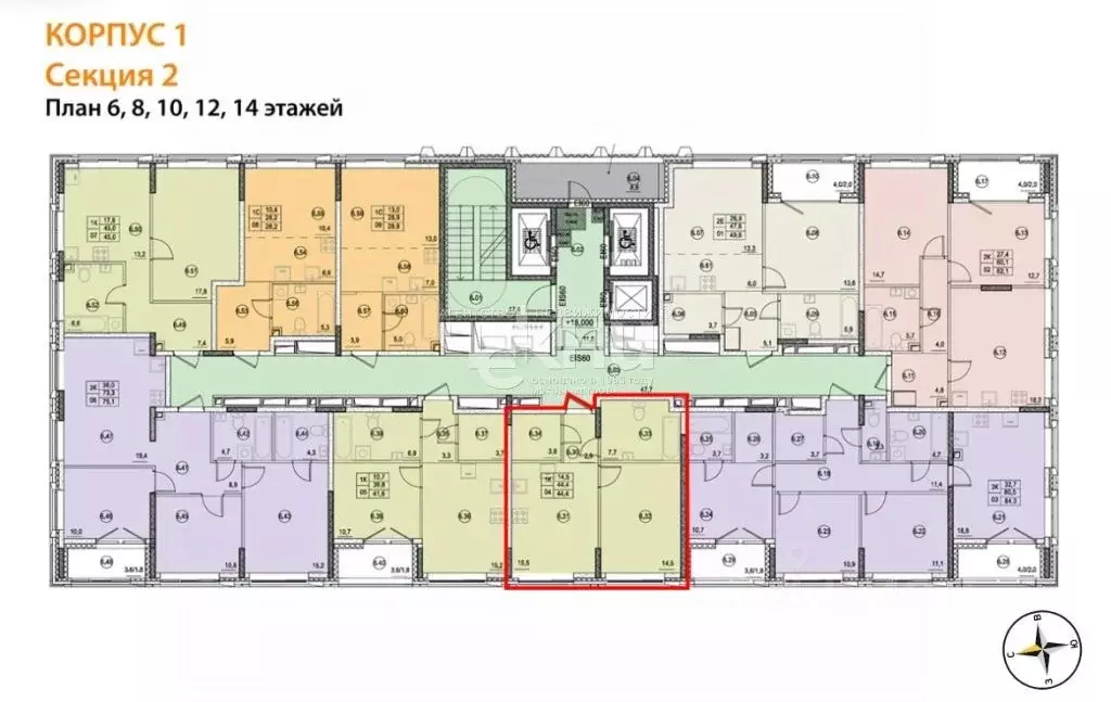 1-к кв. Нижегородская область, Нижний Новгород Черниговская ул., 20 ... - Фото 2