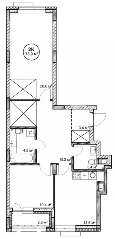 2-к кв. Нижегородская область, Нижний Новгород пос. Cовхоза Цветы,  ... - Фото 1