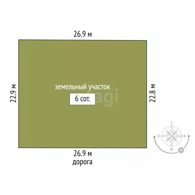 Участок в Ростовская область, Азов Азовский район, ул. Победы (6.0 ... - Фото 2