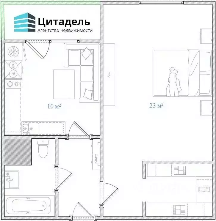 1-к кв. Московская область, Люберцы ул. Шевлякова, 8 (40.4 м) - Фото 1