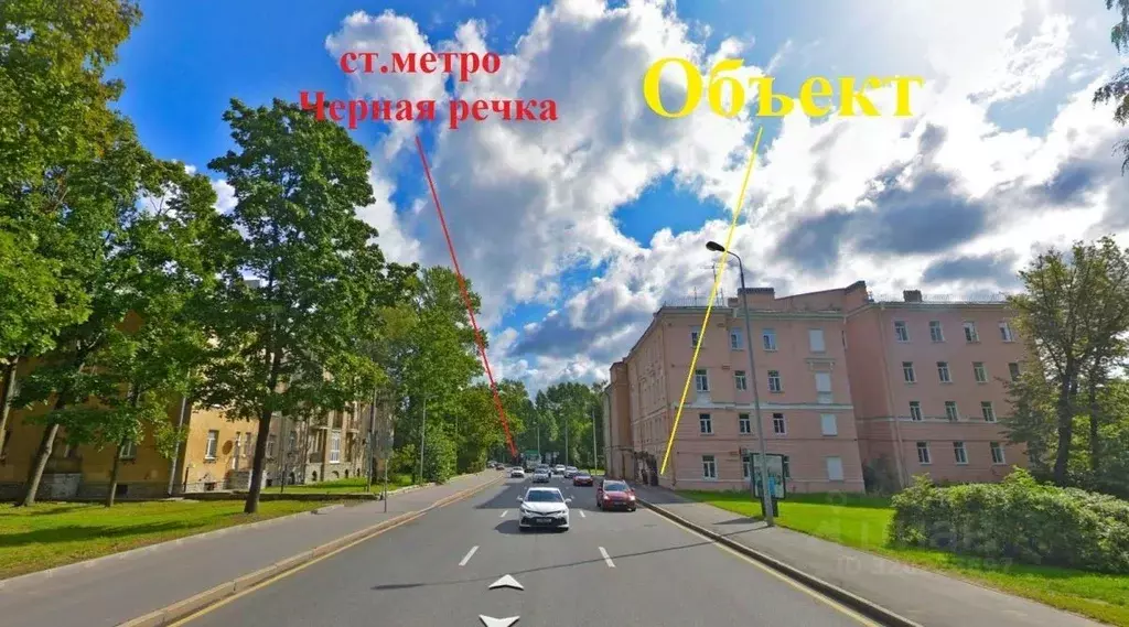 Помещение свободного назначения в Санкт-Петербург Приморский просп., ... - Фото 1