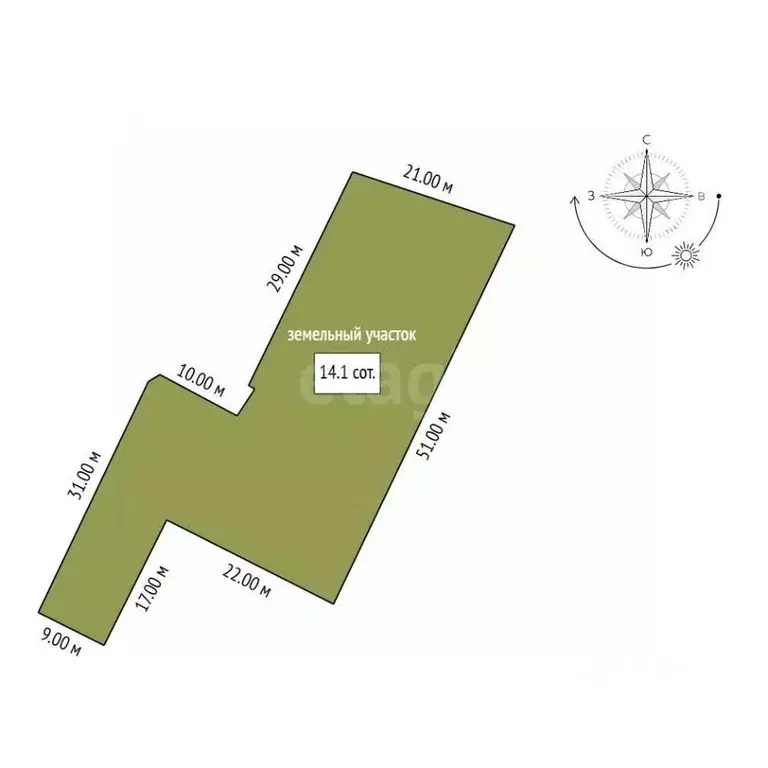 Участок в Амурская область, с. Ивановка ул. Трудовая (14.1 сот.) - Фото 2