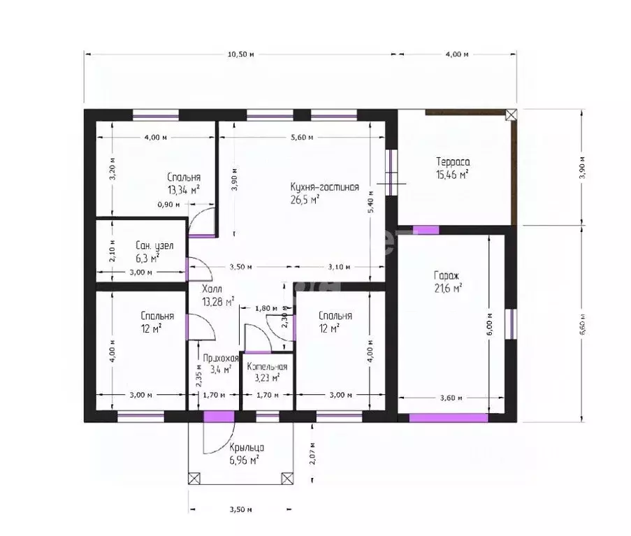 Дом в Алтайский край, Первомайский район, с. Фирсово ул. Лимонная, 10 ... - Фото 2