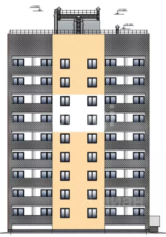 1-к кв. Владимирская область, Муром Пионерская ул., 5с2 (33.24 м) - Фото 0