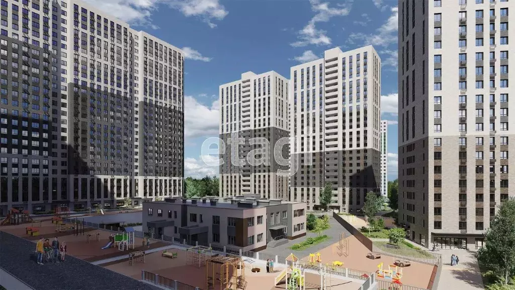 1-к кв. Татарстан, Казань ул. Братьев Батталовых, 20А (37.0 м) - Фото 1