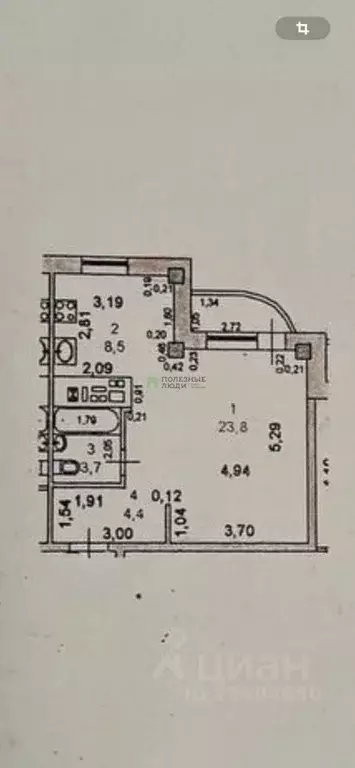 1-к кв. Марий Эл, Йошкар-Ола ул. Подольских Курсантов, 21а (41.0 м) - Фото 2