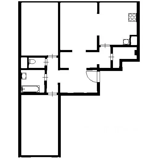 3-к кв. Санкт-Петербург Парашютная ул., 61к1 (71.6 м) - Фото 2