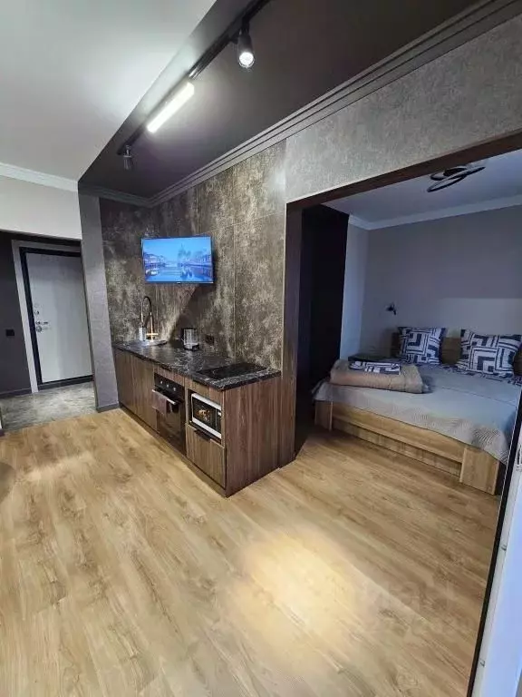 1-к кв. Курганская область, Курган Заозерный жилрайон, 4-й мкр, 46 ... - Фото 1