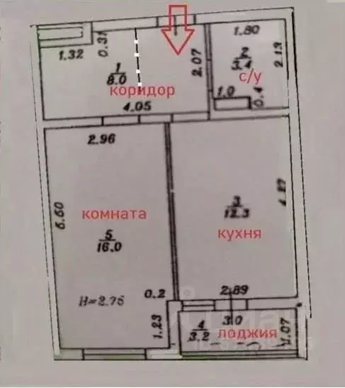 1-к кв. Краснодарский край, Анапа Астраханская ул., 76 (43.0 м) - Фото 2
