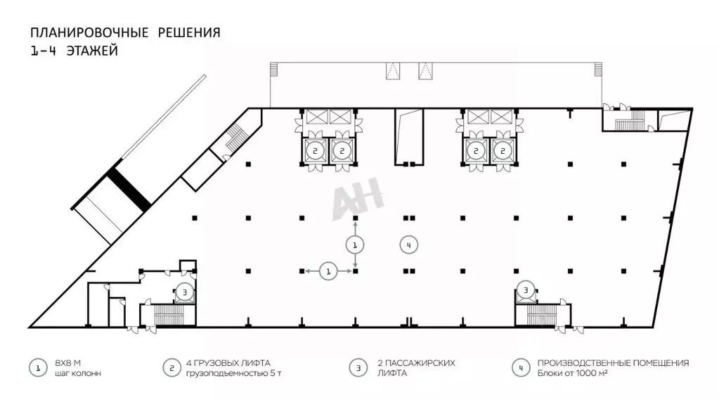 Производственное помещение в Москва Рябиновая ул., 44А (2000 м) - Фото 2