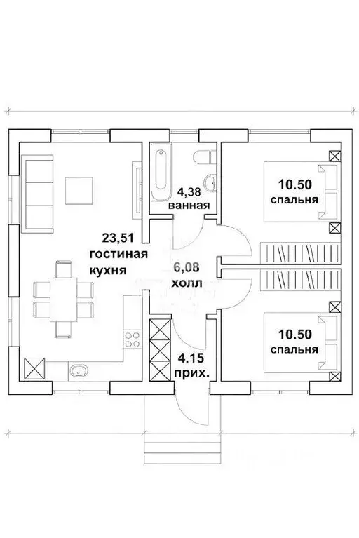 Дом в Саратовская область, Энгельсский район, Красноярское ... - Фото 2
