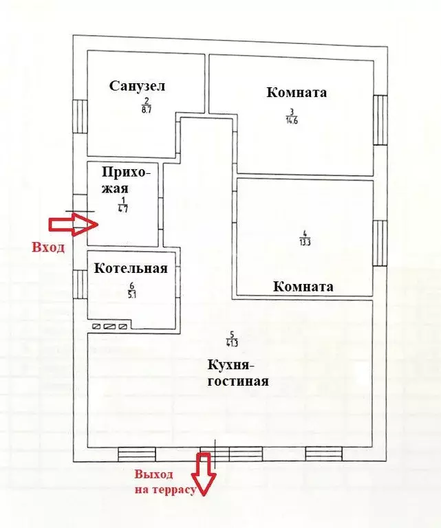 Дом в Краснодарский край, Красноармейский район, Новомышастовское ... - Фото 1