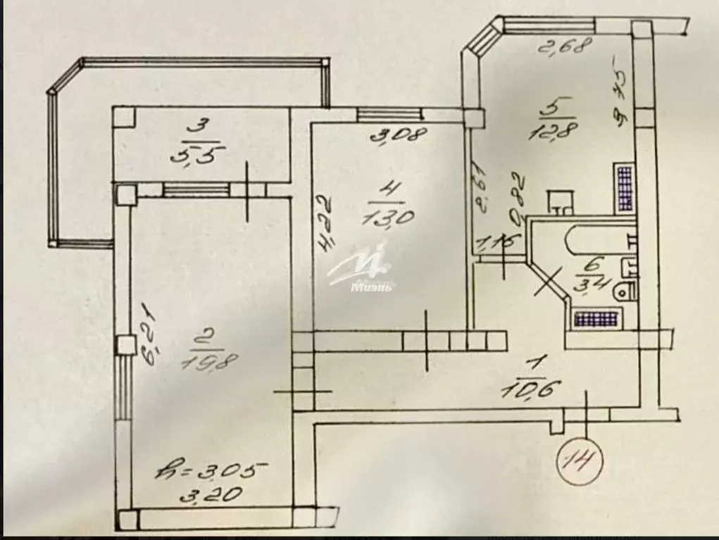 2-к кв. Севастополь просп. Победы, 2А (71.0 м) - Фото 2