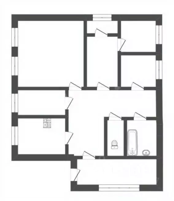 Дом в Воронежская область, Борисоглебск ул. Строителей, 4 (93 м) - Фото 1