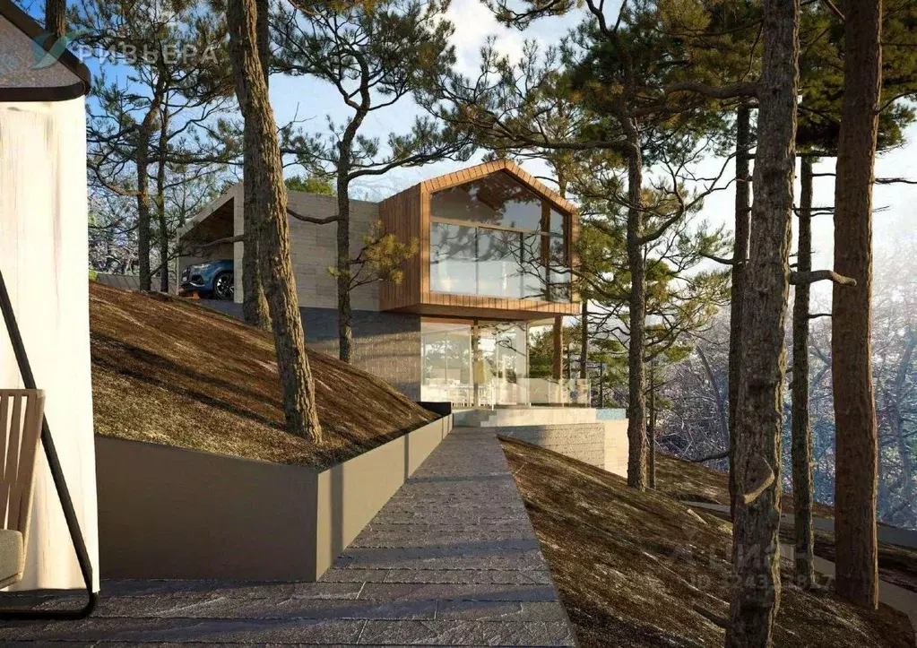 Дом в Крым, Ялта муниципальный округ, Восход пгт ул. Авроры (395 м) - Фото 1