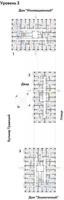 2-к кв. Тюменская область, Тюмень ул. Андрея Кореневского, 3к2 (44.84 ... - Фото 1