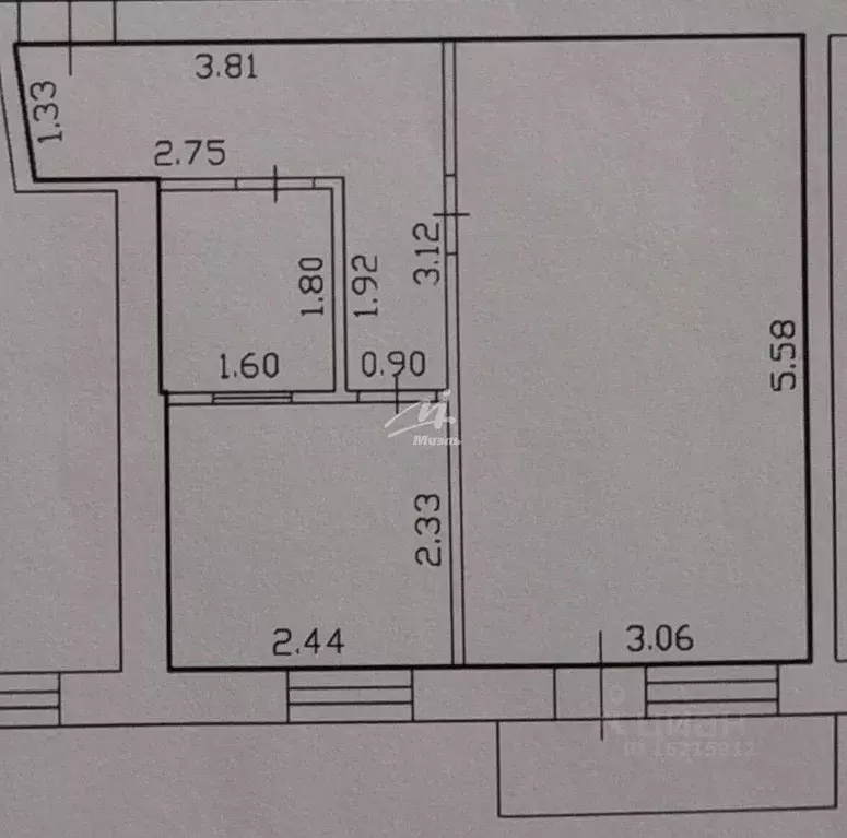 1-к кв. Севастополь ул. Хрусталева, 37 (34.7 м) - Фото 2