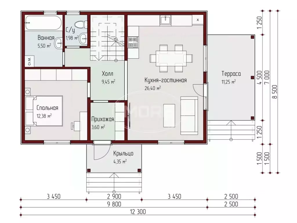 Коттедж в Калининградская область, Гурьевский муниципальный округ, ... - Фото 2