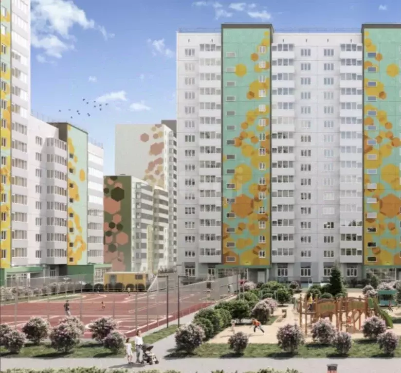 2-к кв. Пермский край, д. Кондратово ул. Н.М. Яблокова, 2 (42.27 м) - Фото 1