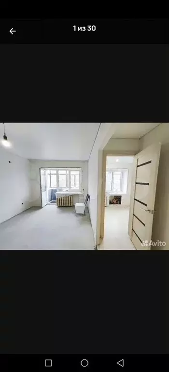 1-к. квартира, 30 м, 4/5 эт. - Фото 0