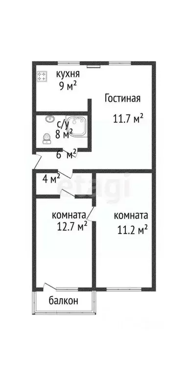 3-к кв. Краснодарский край, Новороссийск ул. Советов, 13 (62.2 м) - Фото 1
