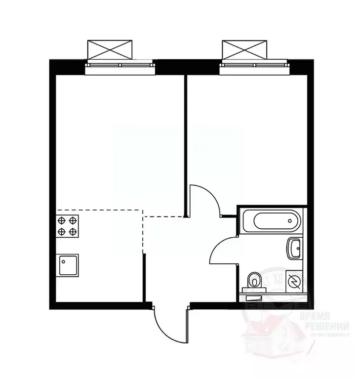 1-к кв. Московская область, Мытищи ул. Мира, 37 (45.7 м) - Фото 2