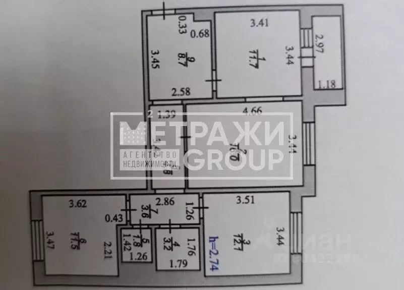 3-к кв. Московская область, Балашиха Кучино мкр, ул. Центральная, 47 ... - Фото 2