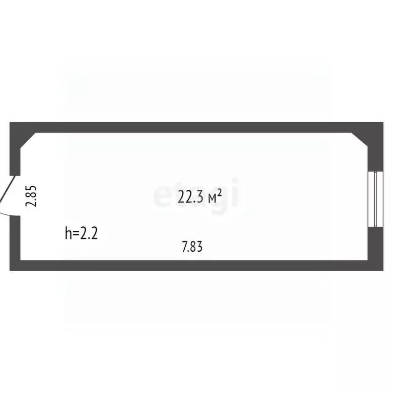 Офис в Ханты-Мансийский АО, Сургут ул. 30 лет Победы, 66 (22 м) - Фото 2
