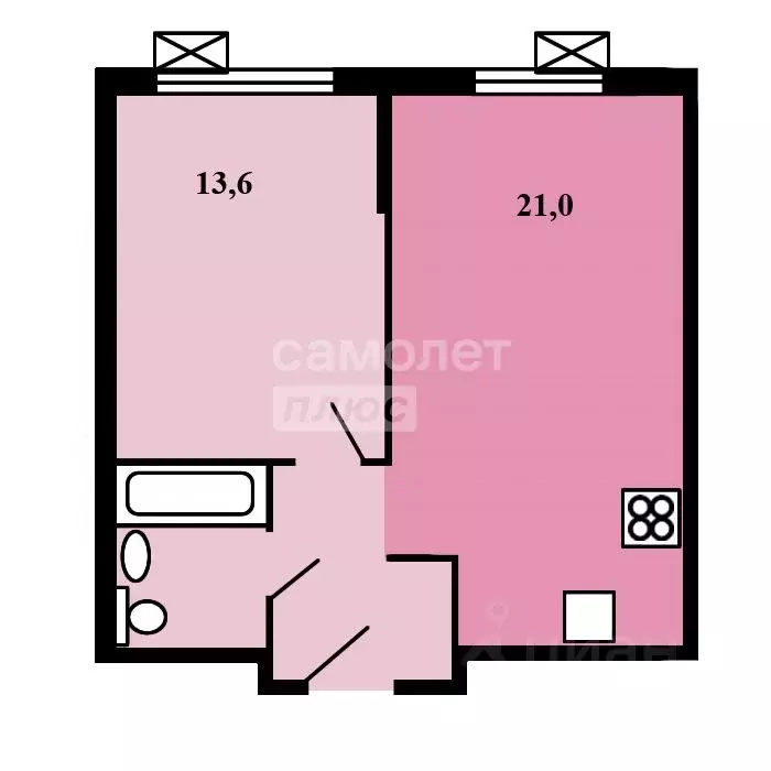 1-к кв. Москва Полярная ул., 27к2 (39.7 м) - Фото 2