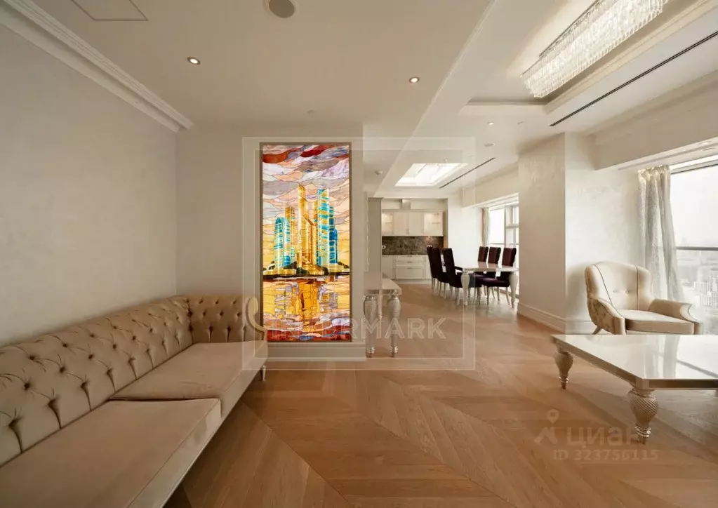 2-к кв. Москва 1-й Красногвардейский проезд, 15 (101.0 м) - Фото 1