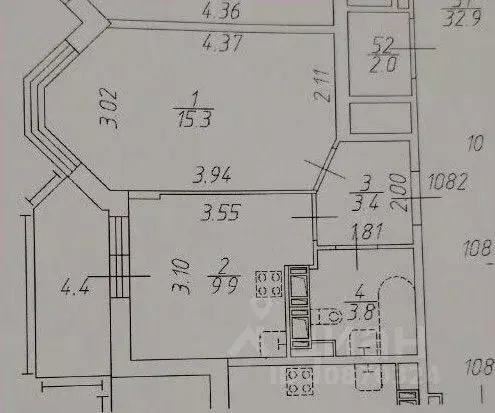 1-к кв. Санкт-Петербург просп. Ветеранов, 175 (32.4 м) - Фото 2