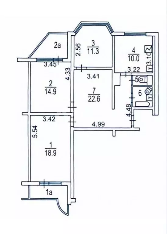 3-к кв. Москва Солнцевский просп., 6 (81.7 м) - Фото 1