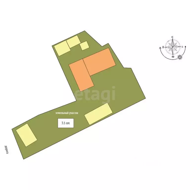 Дом в Крым, Ялта муниципальный округ, Кацивели пгт ул. Виткевича, 4 ... - Фото 1