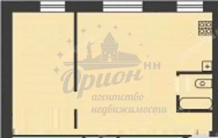 2-к кв. Нижегородская область, Нижний Новгород просп. Ленина, 79А ... - Фото 2