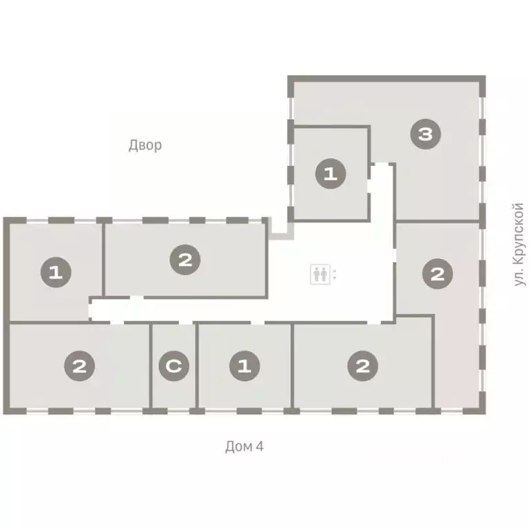 2-к кв. Омская область, Омск  (86.17 м) - Фото 1