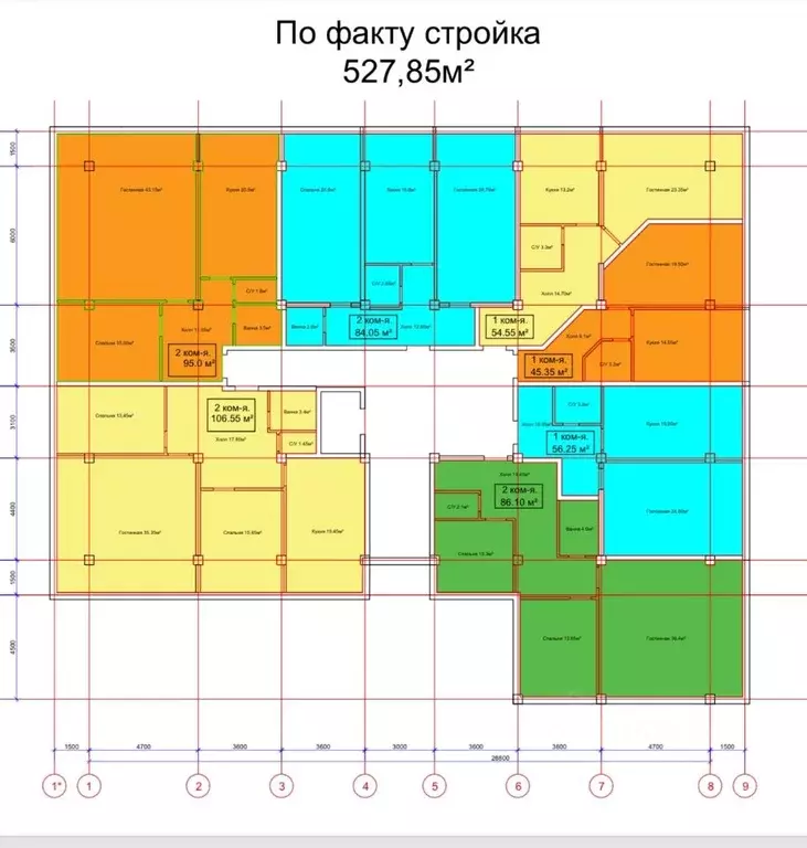 2-к кв. Дагестан, Махачкала ул. Даниялова, 122 (90.0 м) - Фото 0