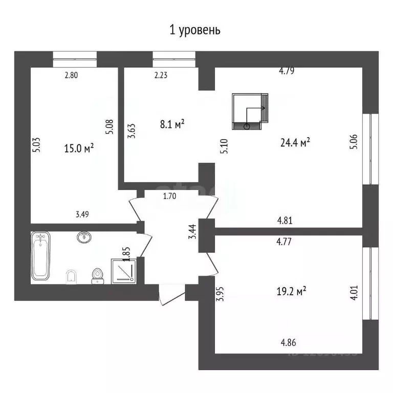 5-к кв. Москва Студенческая ул., 32 (155.0 м) - Фото 2