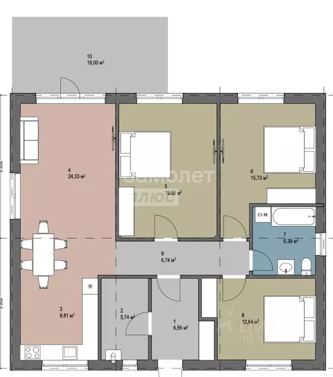 Дом в Московская область, Дмитров ул. Радужная (130 м) - Фото 2