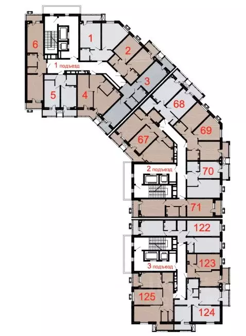 2-к кв. Ставропольский край, Пятигорск Скачки мкр,  (63.73 м) - Фото 1
